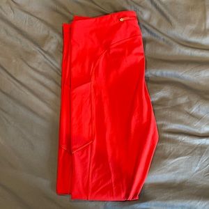 Lululemon red leggings